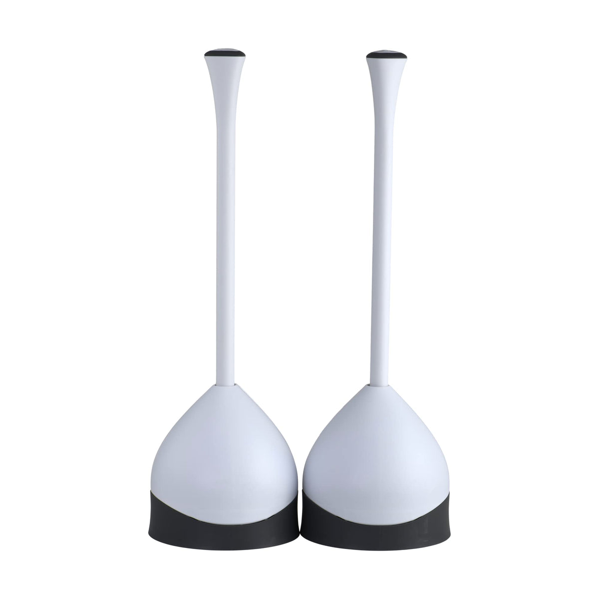 Clorox toilet plunger with hideaway caddy set keeps essentials accessible for quick unclogging.