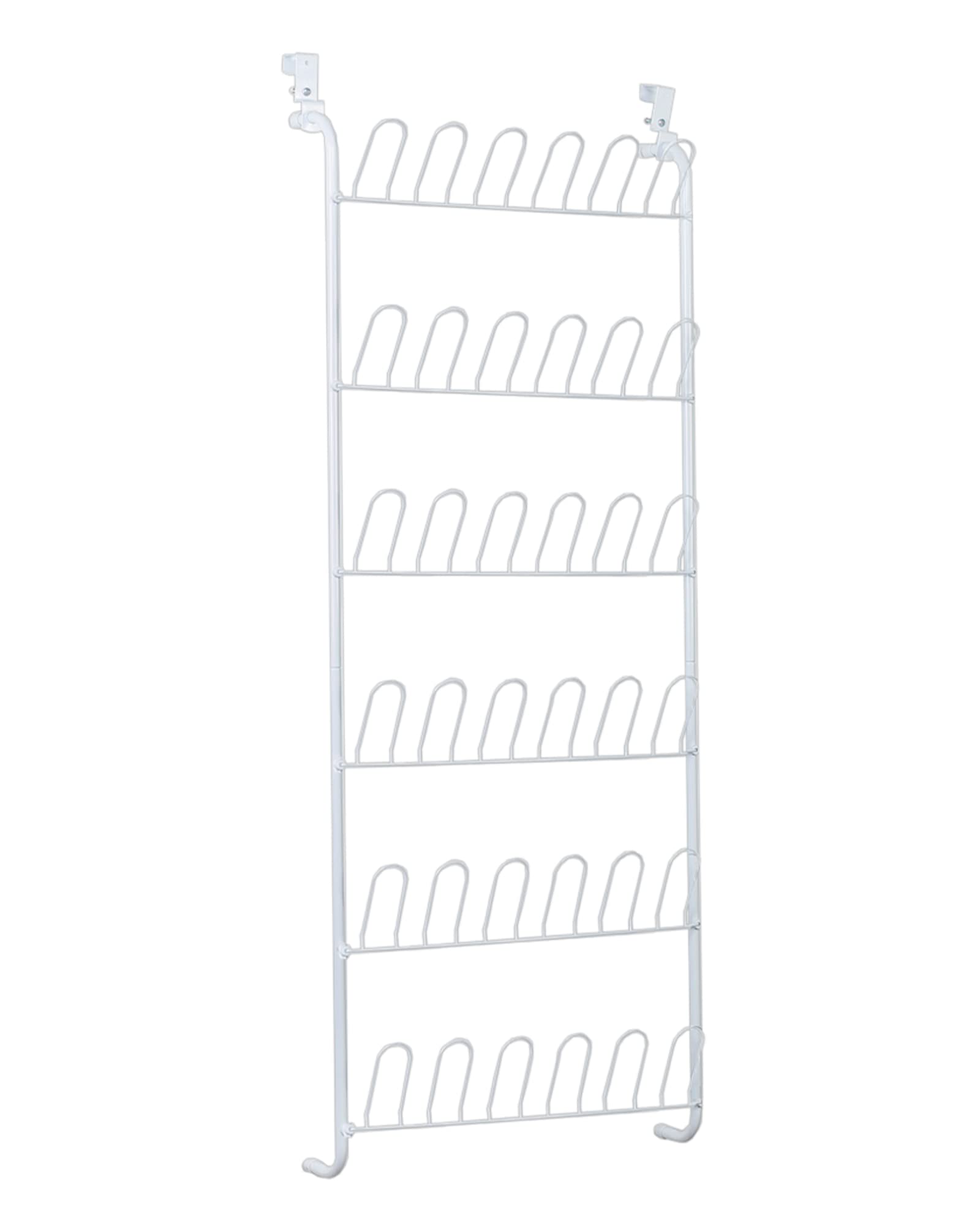 ClosetMaid 8040 over-the-door shoe rack, front view, space-saving design.
