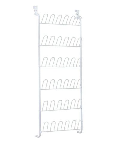 ClosetMaid 8040 over-the-door shoe rack, front view, space-saving design.