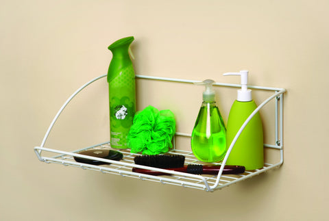 ClosetMaid 8278 ventilated wire shelf keeps air flowing around garments.
