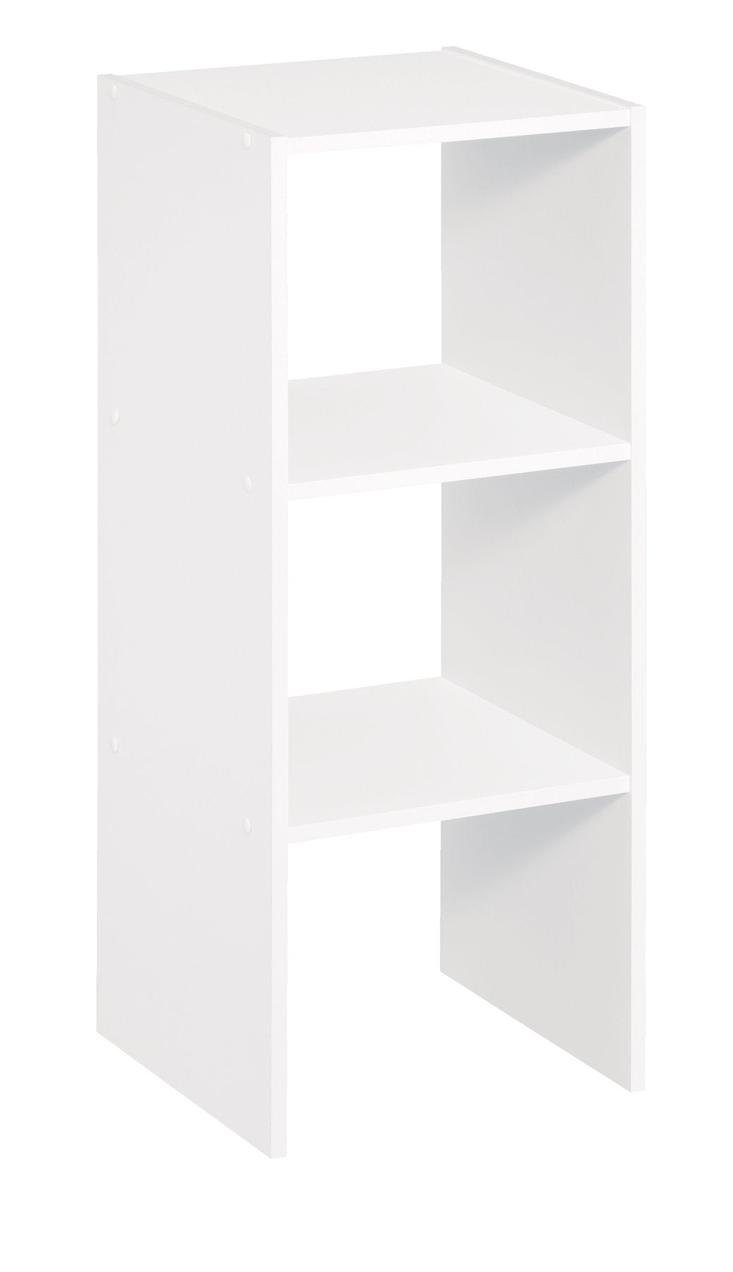 ClosetMaid 8953 stackable vertical organizer with open back for airy display