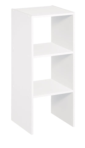 ClosetMaid 8953 stackable vertical organizer with open back for airy display