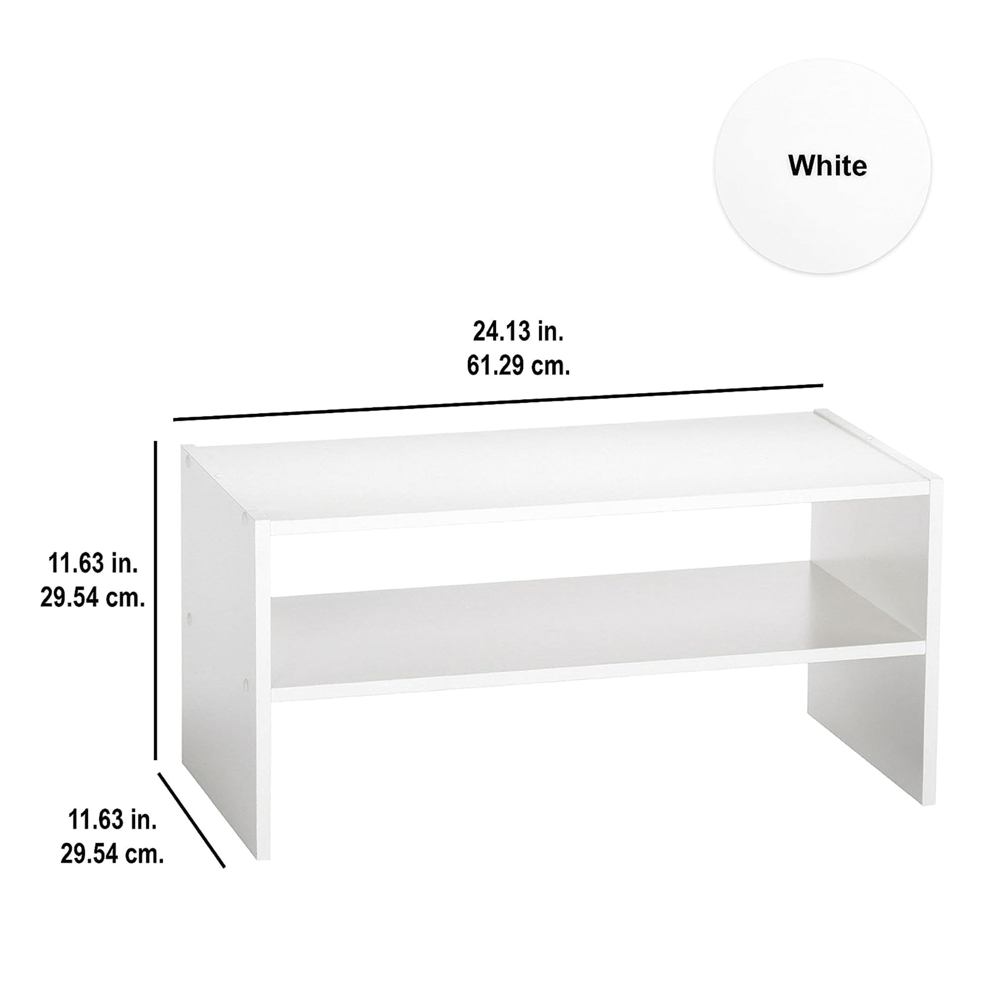 ClosetMaid 8993 easy-to-assemble stackable organizer shown during setup