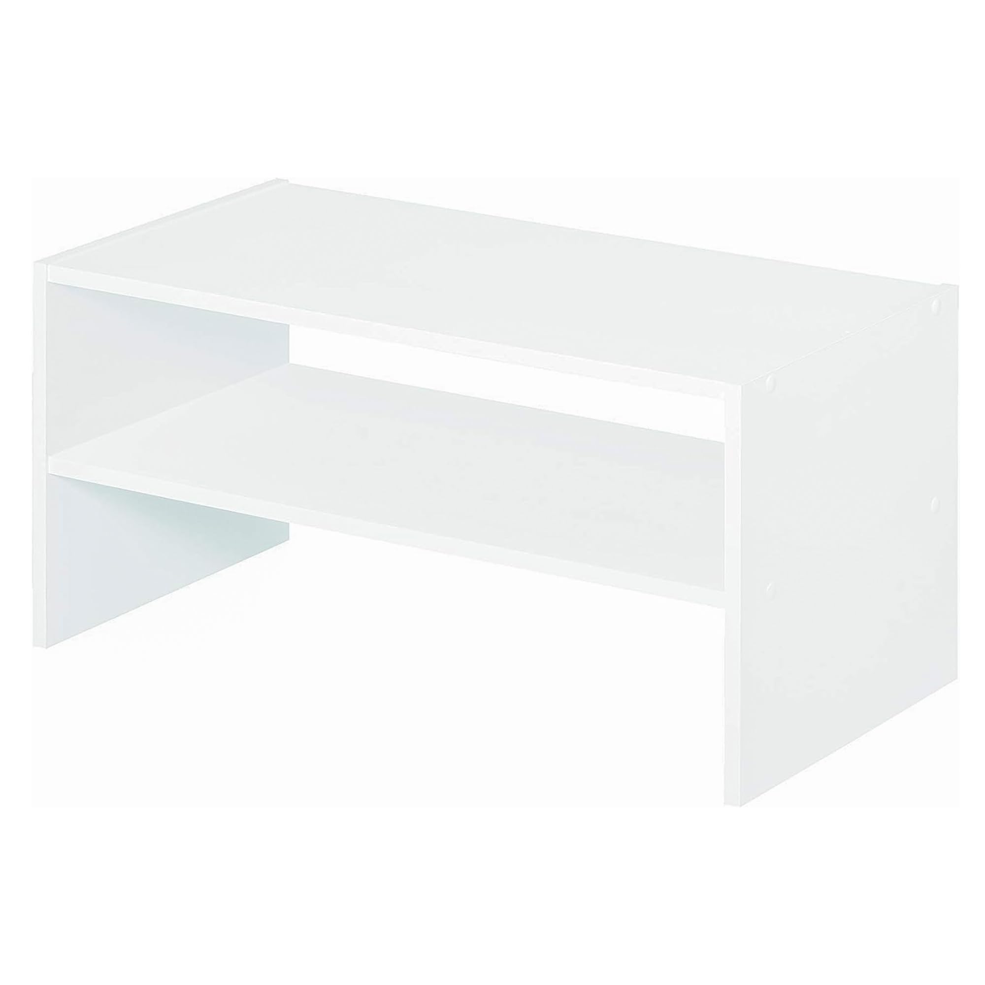 ClosetMaid 8993 espresso stackable unit demonstrating color option for compact spaces