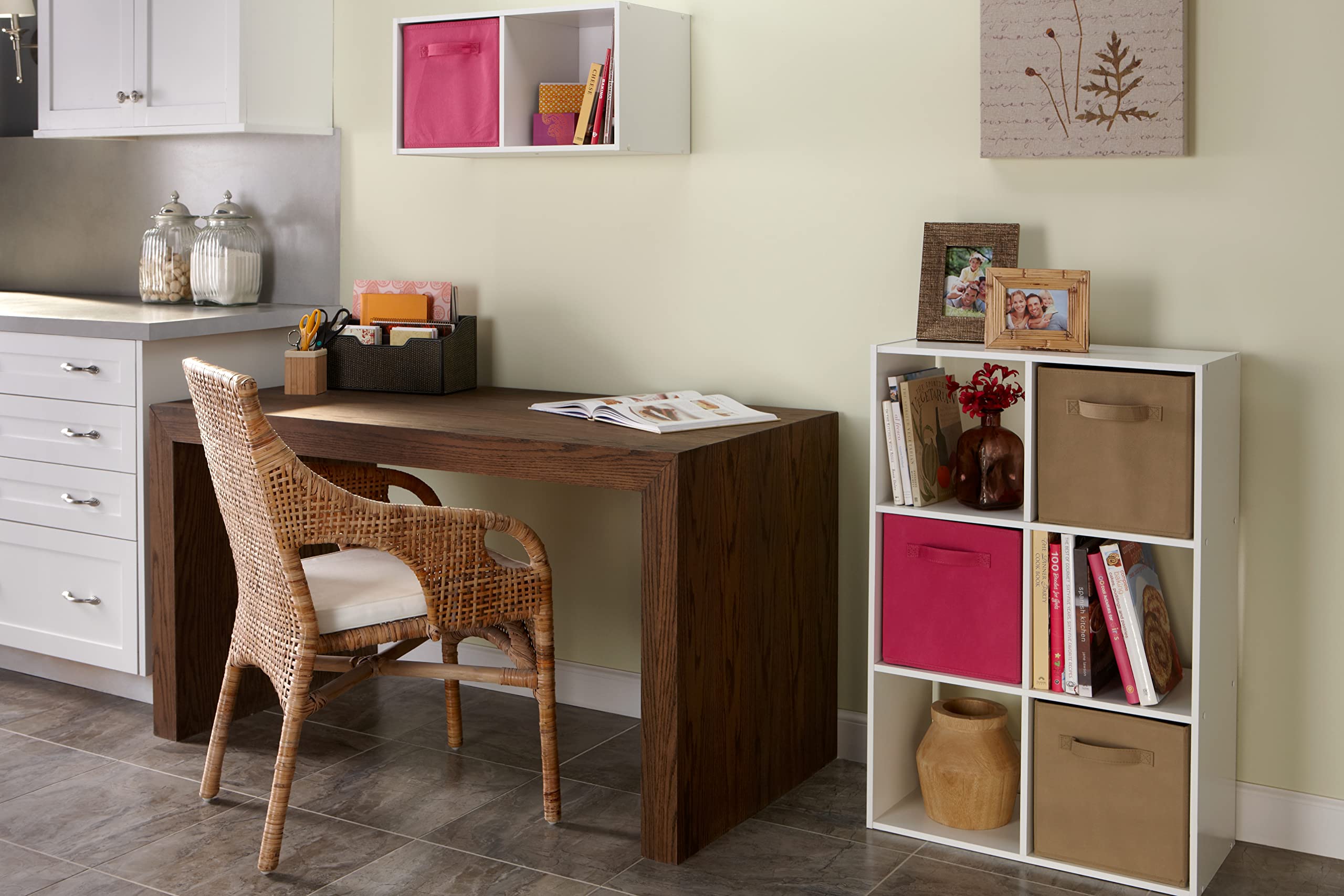 ClosetMaid Cubeicals Easy Assembly Hardware ensures quick, tool-friendly setup
