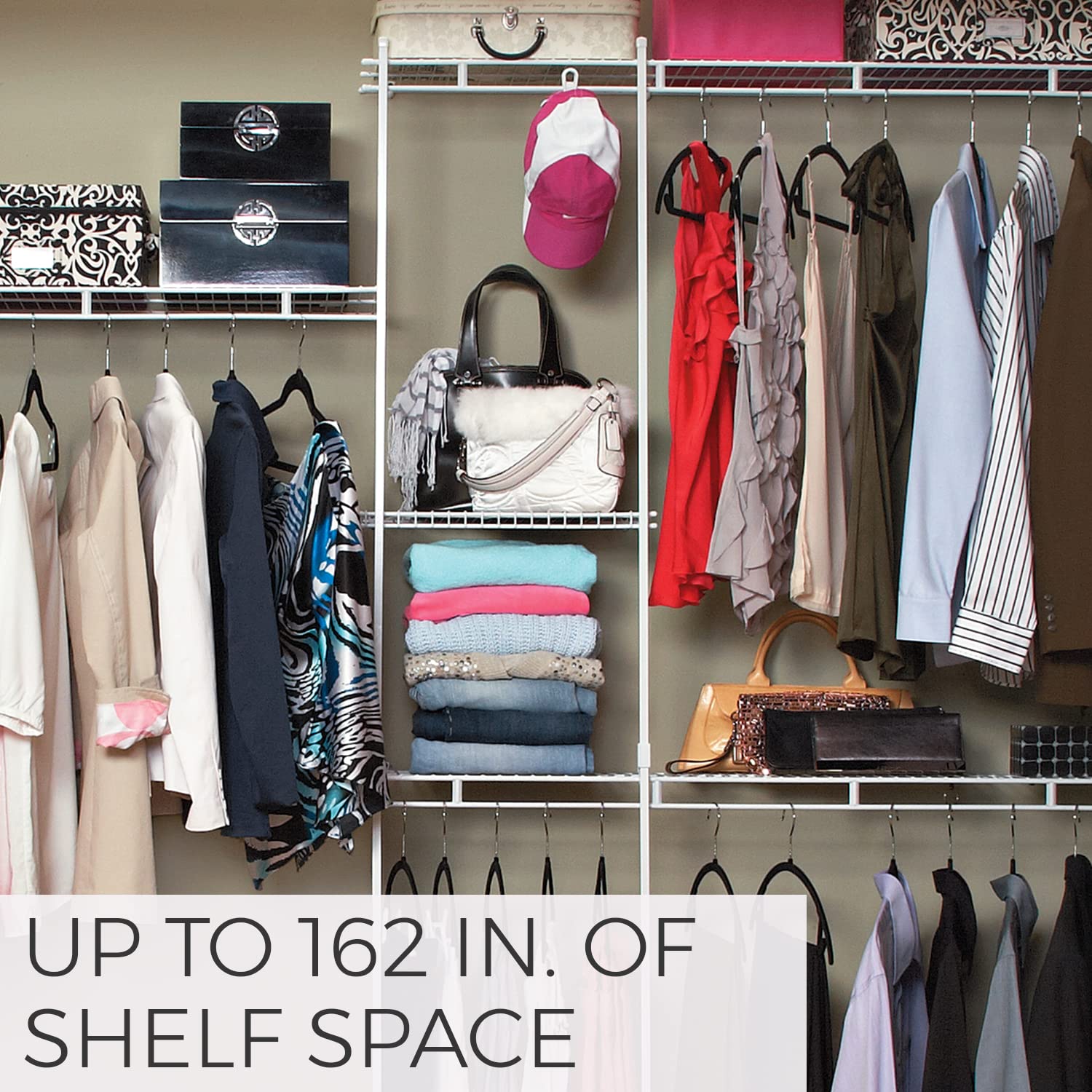 ClosetMaid organized closet made easy with adjustable system