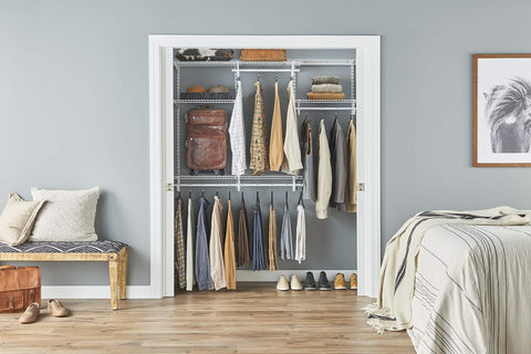ShelfTrack adjustable shelves let you reconfigure shelves quickly.