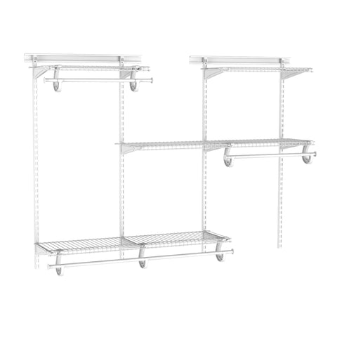 ClosetMaid ShelfTrack 4–6 ft kit ready for closet organization and setup.
