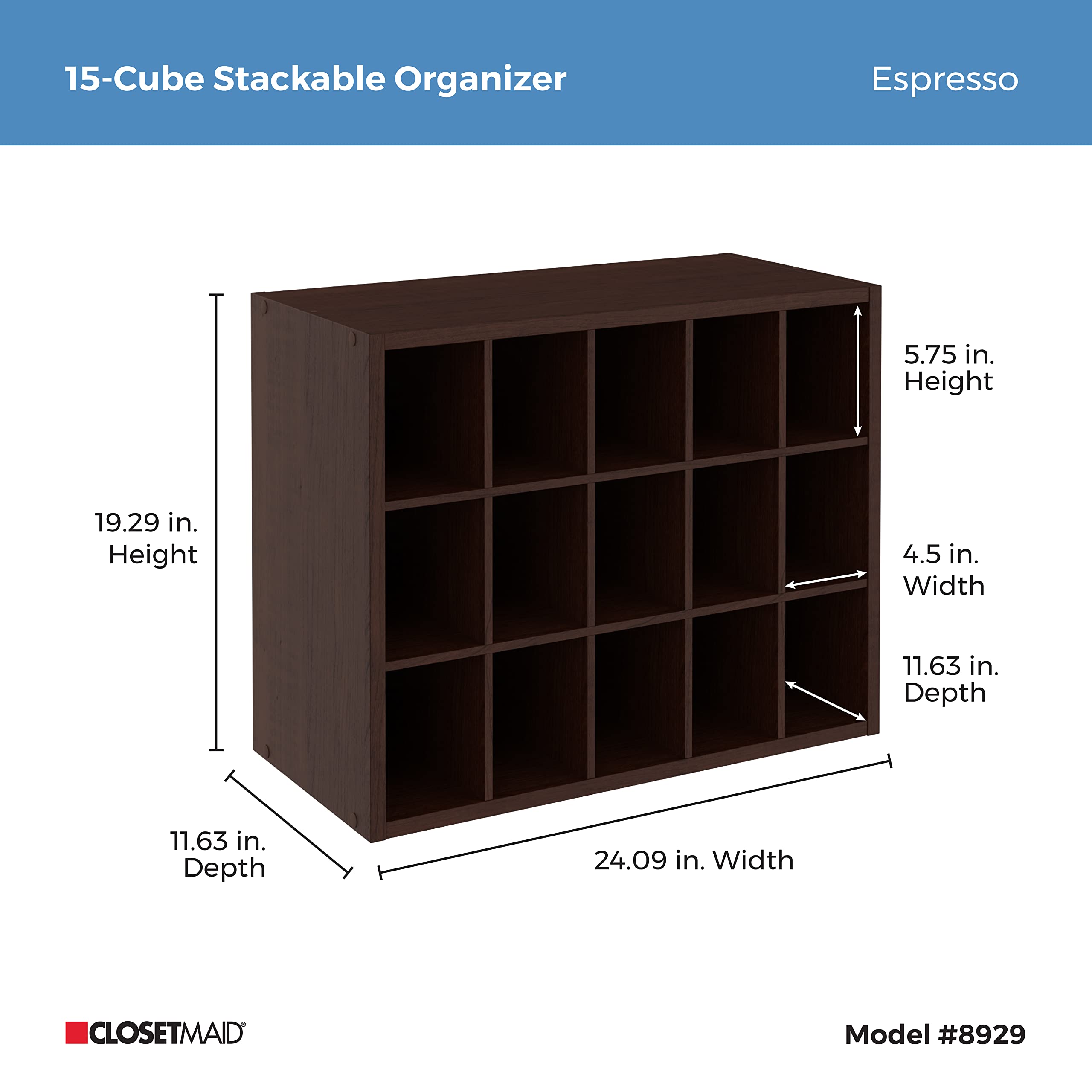 ClosetMaid Stackable Organizer in entryway creates a practical shoe wall