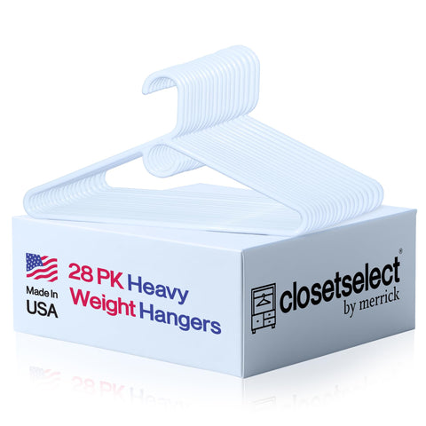 ClosetSelect ultra heavy duty plastic hanger for jackets with sturdy support