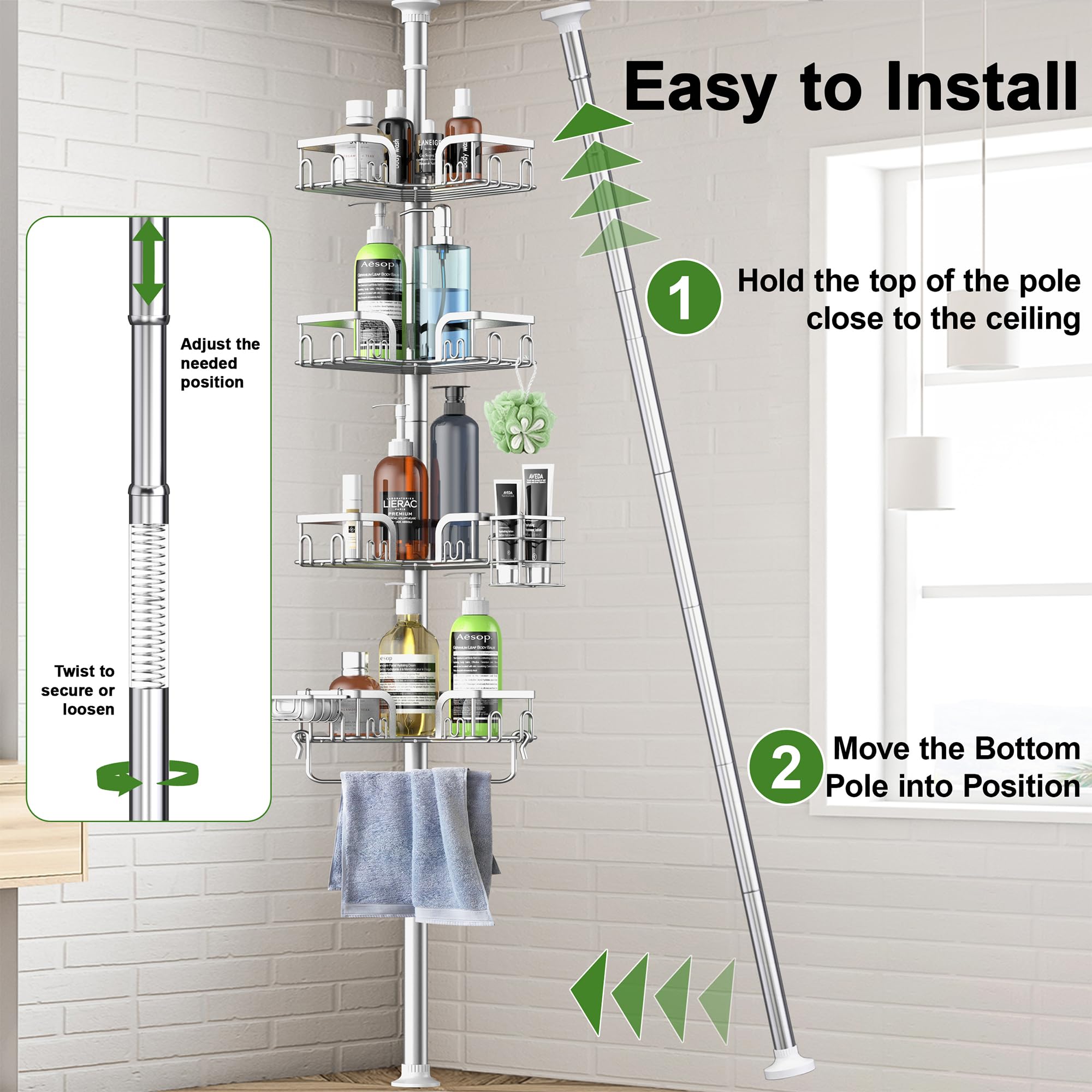 Clothink no drill installation saves wall damage and time