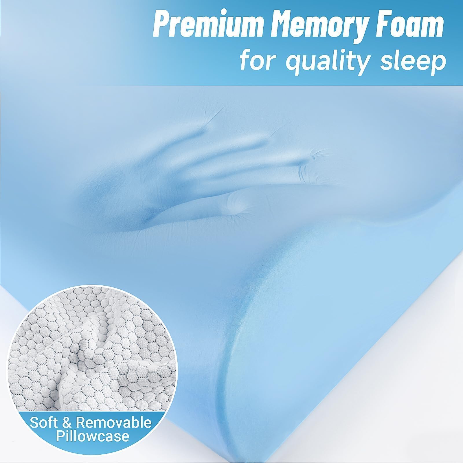 CloudBliss pure cotton pillowcase close-up, moisture-absorbing and skin-friendly