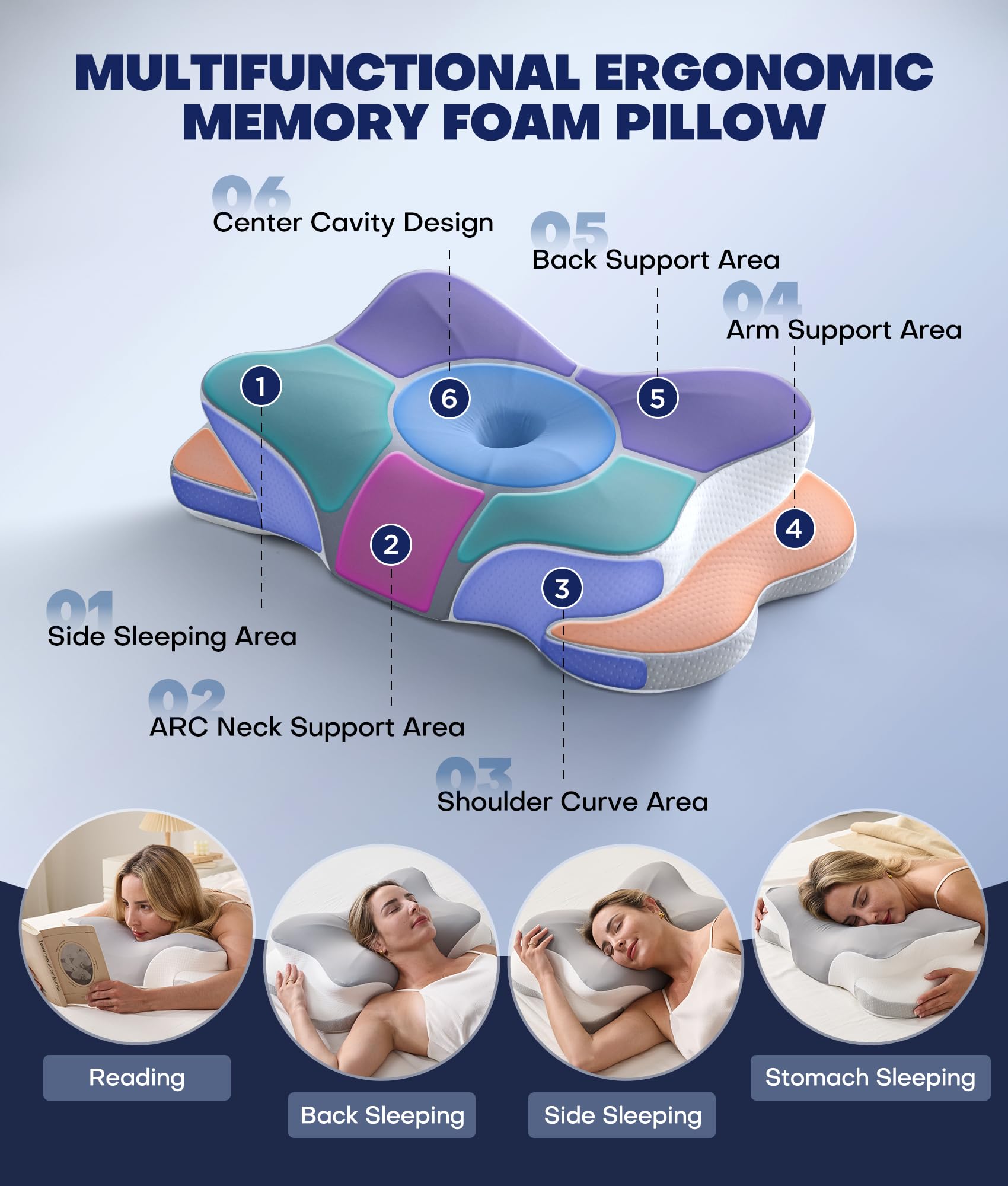 CloudCoz cooling cover with milk silk and 3D mesh for a refreshing night's sleep.