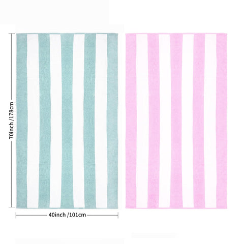 CLOWOOD hotel-quality beach towel for durable poolside use