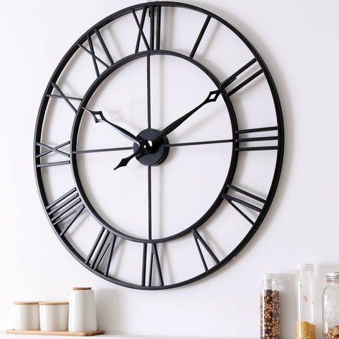 CLXEAST clock with accurate time quartz movement for reliable timekeeping.