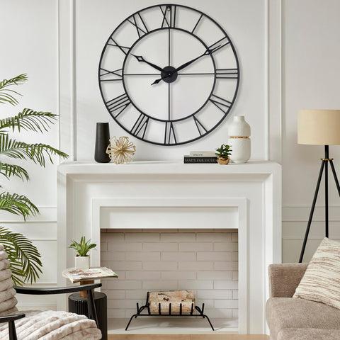 CLXEAST clock ideal for kitchen, dining, and living spaces.