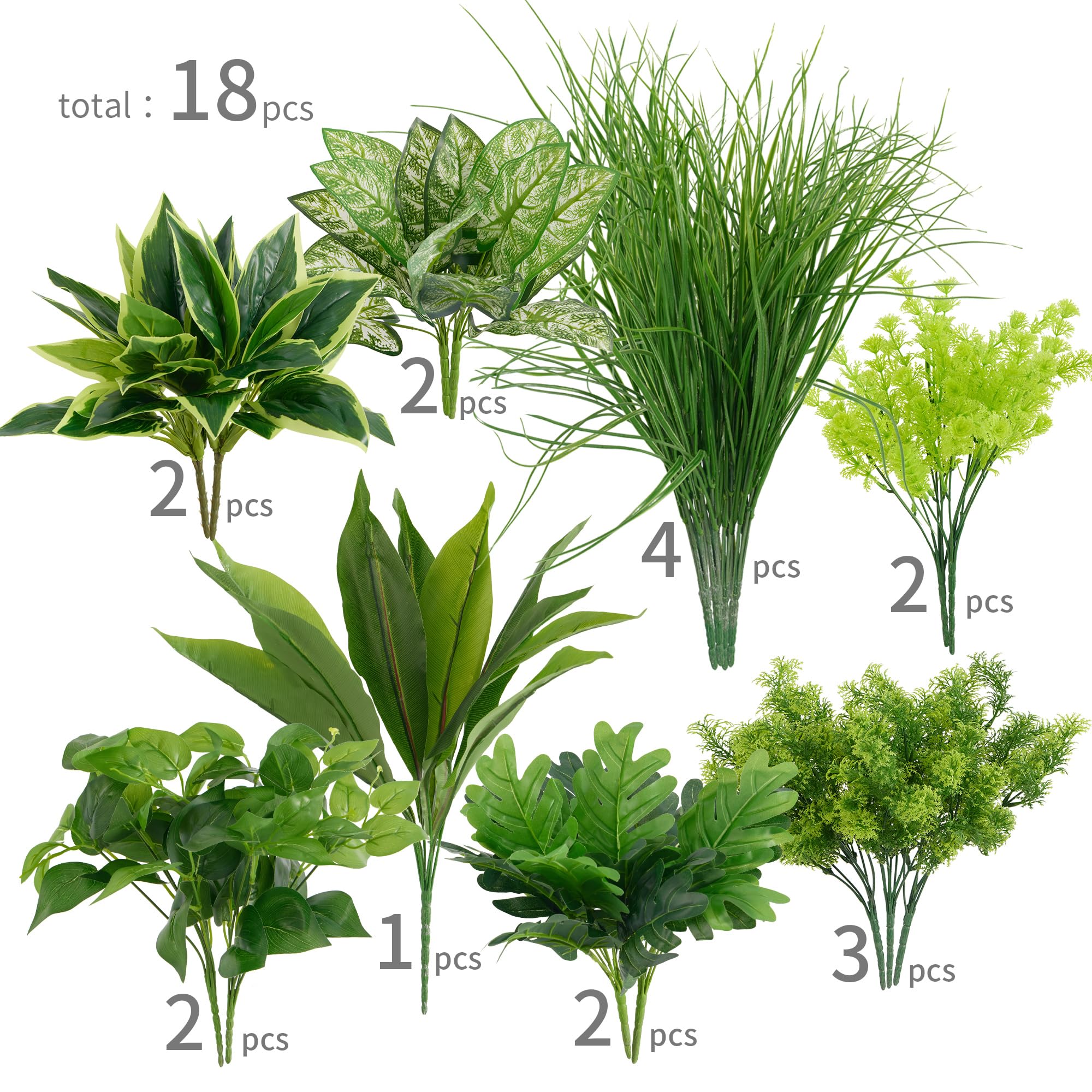 Clycaloor artificial greenery UV resistant for lasting outdoor use