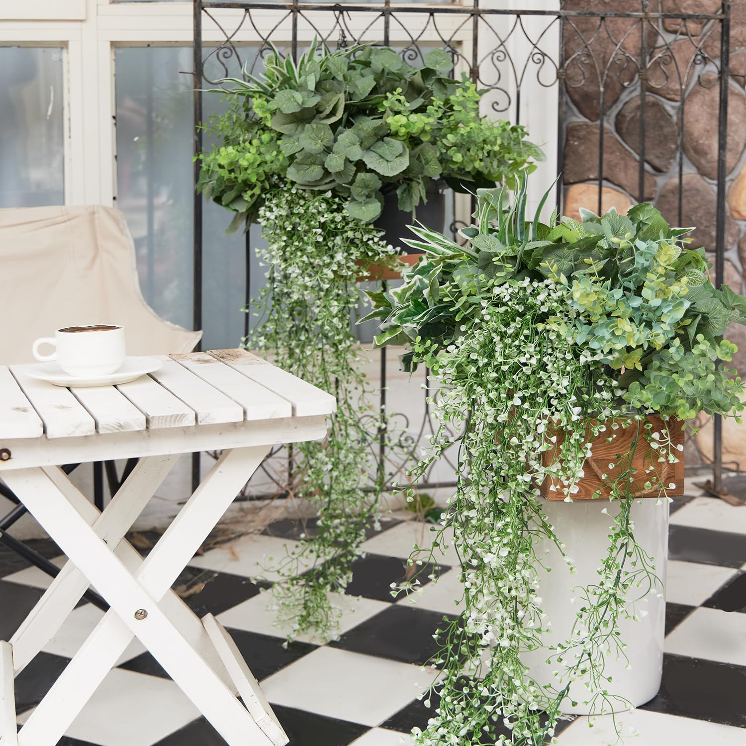 Clycaloor safe artificial shrubs for vivid evergreen accents outside