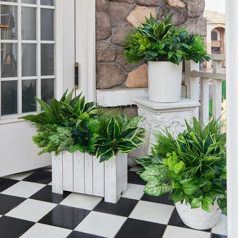 Clycaloor realistic artificial shrubs that stay vibrant year round