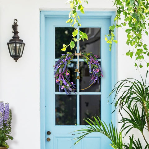 CMINAUS indoor-outdoor wreath suited for porch or wall displays