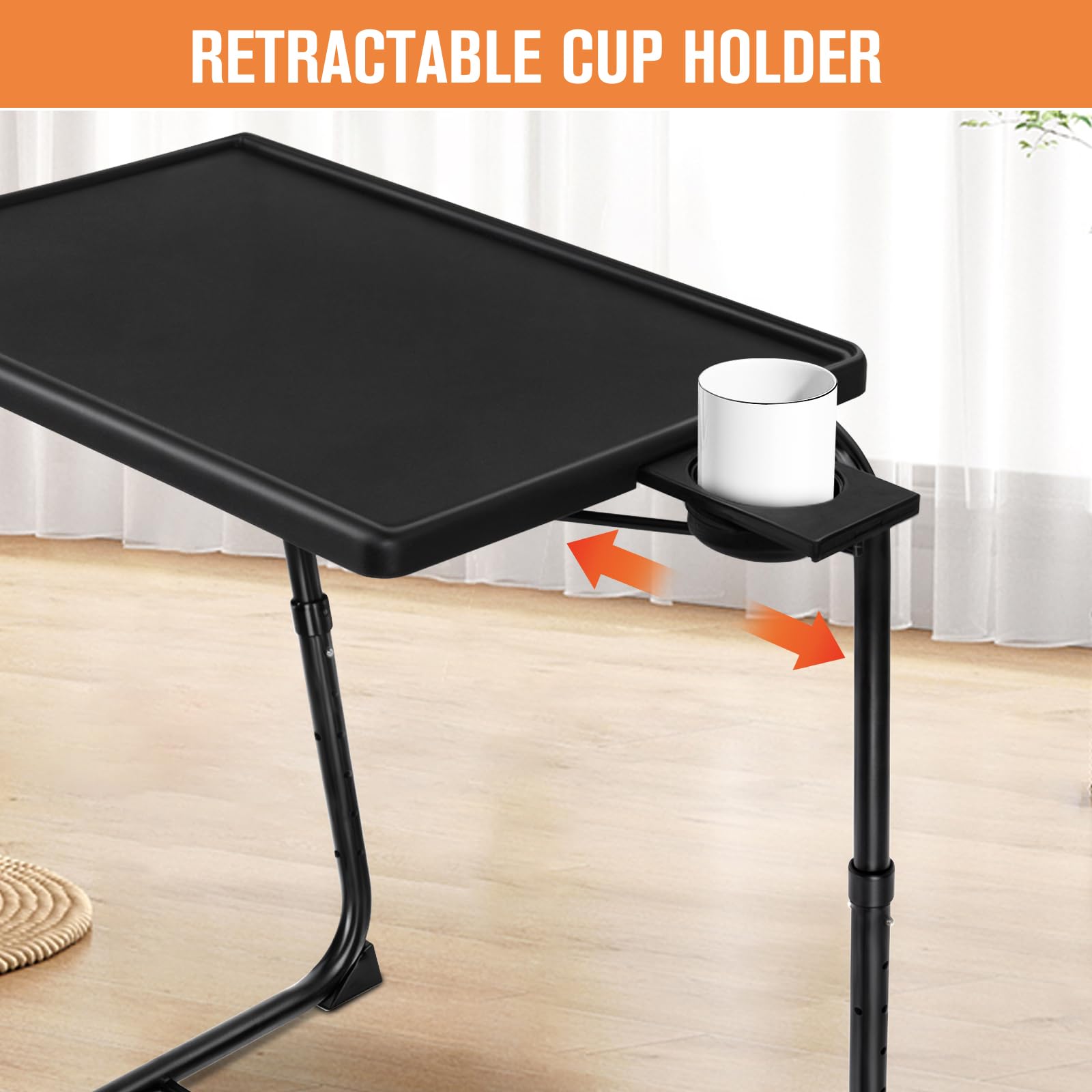 CMOOD polypropylene top and steel tubing support up to 55 lbs.