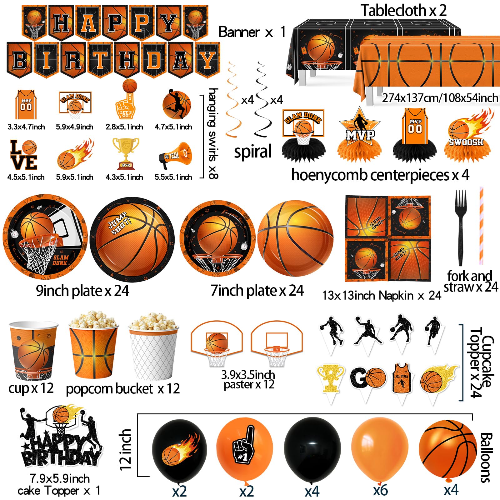 CMUSKO basketball balloons brighten the venue for memorable photos.