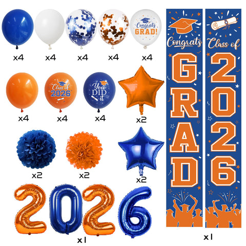 CMUSKO Blue Star Balloons — shimmering accents for party decor
