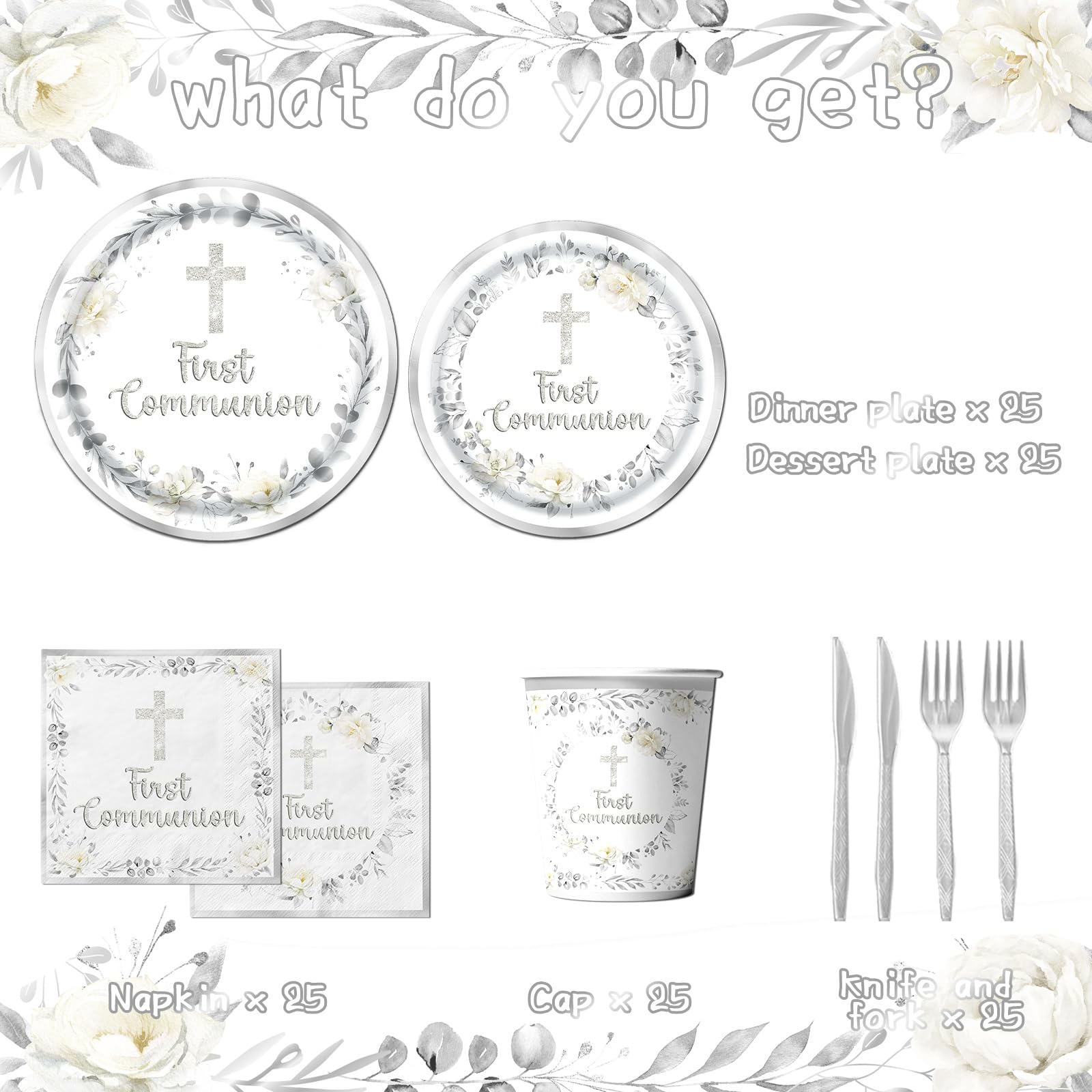 CMUSKO first communion cutlery keeps service simple and mess-free