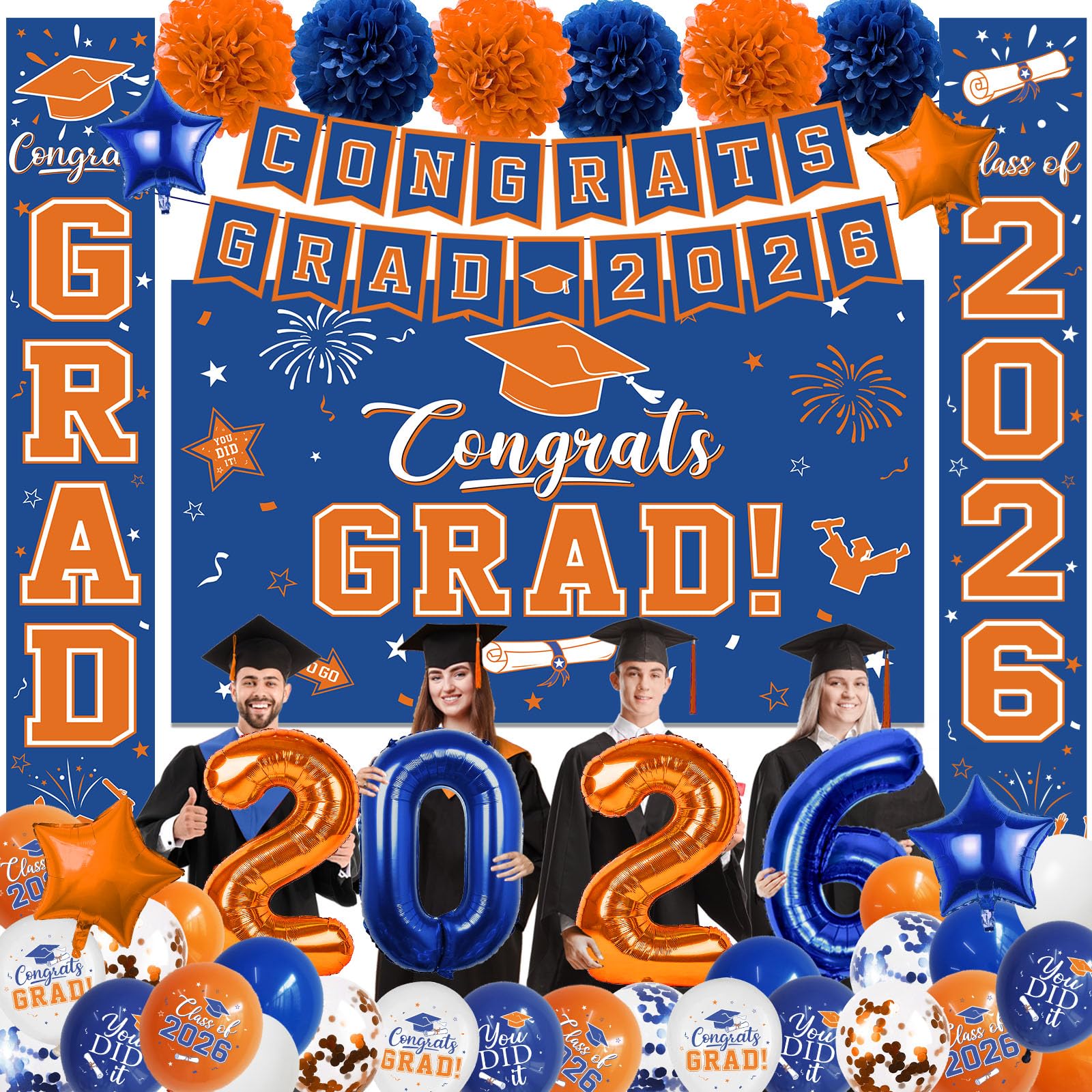 CMUSKO Graduation Banner 2026 — bold centerpiece for photo backdrops