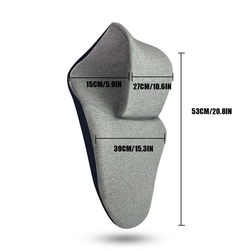 Cnahfsal adjustable buckle fixes the headrest in place for a custom fit.
