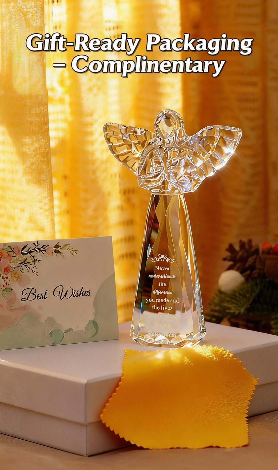 CNCRMEM premium angel collectible with substantial weight