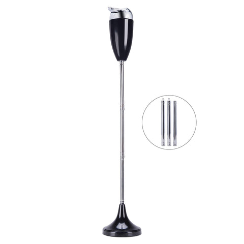 CO-Z adjustable ashtray stand, outer view, showcasing weatherproof steel durability.