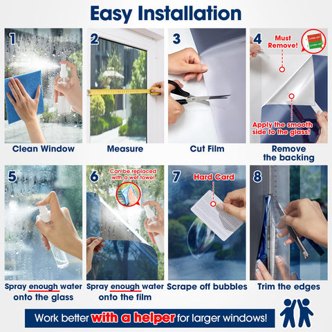 Coavas 180 day satisfaction guarantee seal for window film