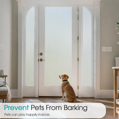 Coavas bathroom privacy film ideal for doors and windows.