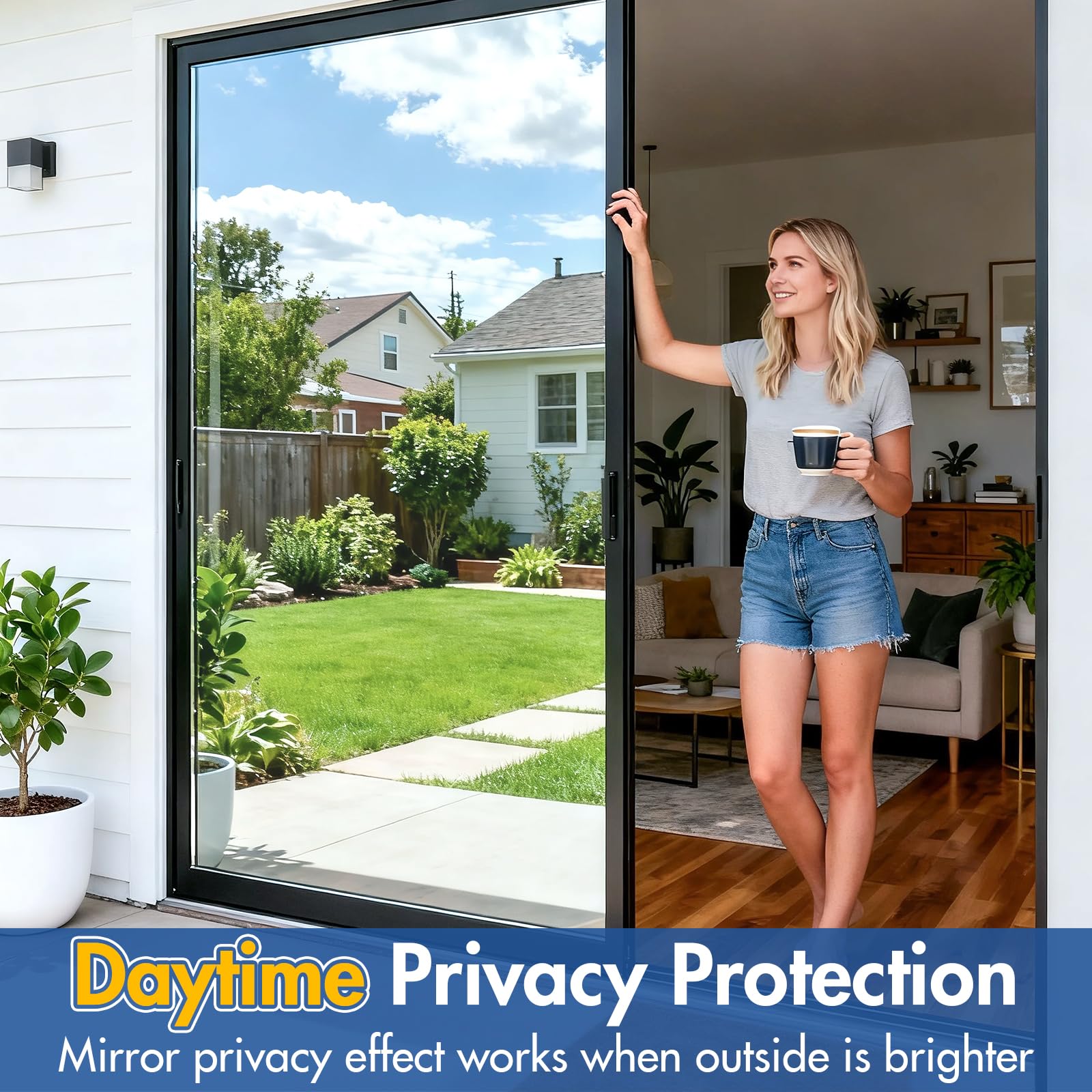 Coavas heat-control window film reducing interior heat in summer.