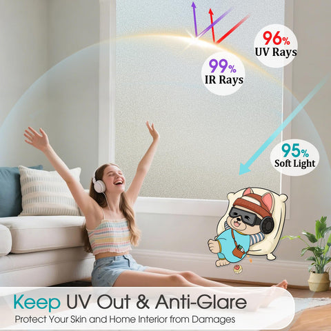 Coavas heat-control film helps maintain room temperature and energy efficiency.