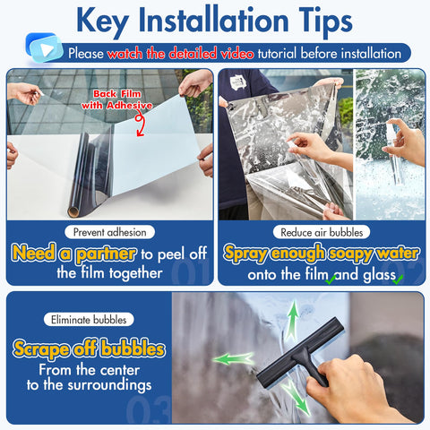 Coavas removable film applied without damaging the glass surface.