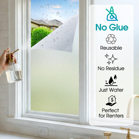 Coavas UV-blocking film helps reduce sun glare and protect furniture.