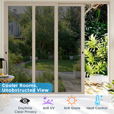 Coavas window film blocks UV rays and reduces heat for cooler rooms