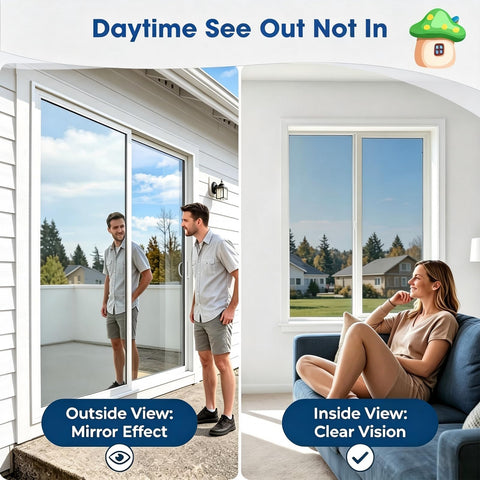 Coavas UV and heat control film blocks 99% UV and reduces indoor heat.