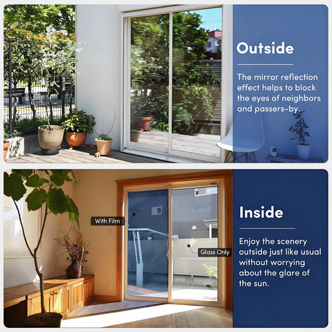 Coavas heat reducing window film reflecting infrared light to keep rooms cooler