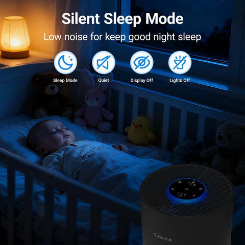 Cobectal ZQA-4000B sleep mode for quiet nights.