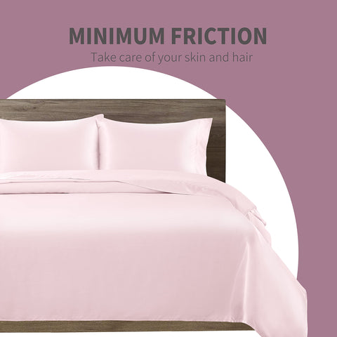 Cobedzy pillowcases 20x30 in a matching satin finish for coordinated look
