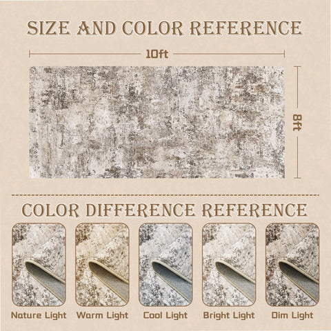 Cochyean stain-resistant large rug helps manage spills easily.