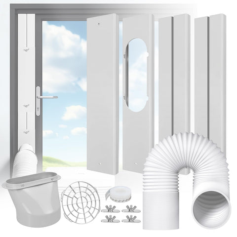 Cocobeen window kit seal plates for universal fit on many windows.