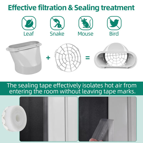 Cocobeen sealing tape creates a tight, durable seal.