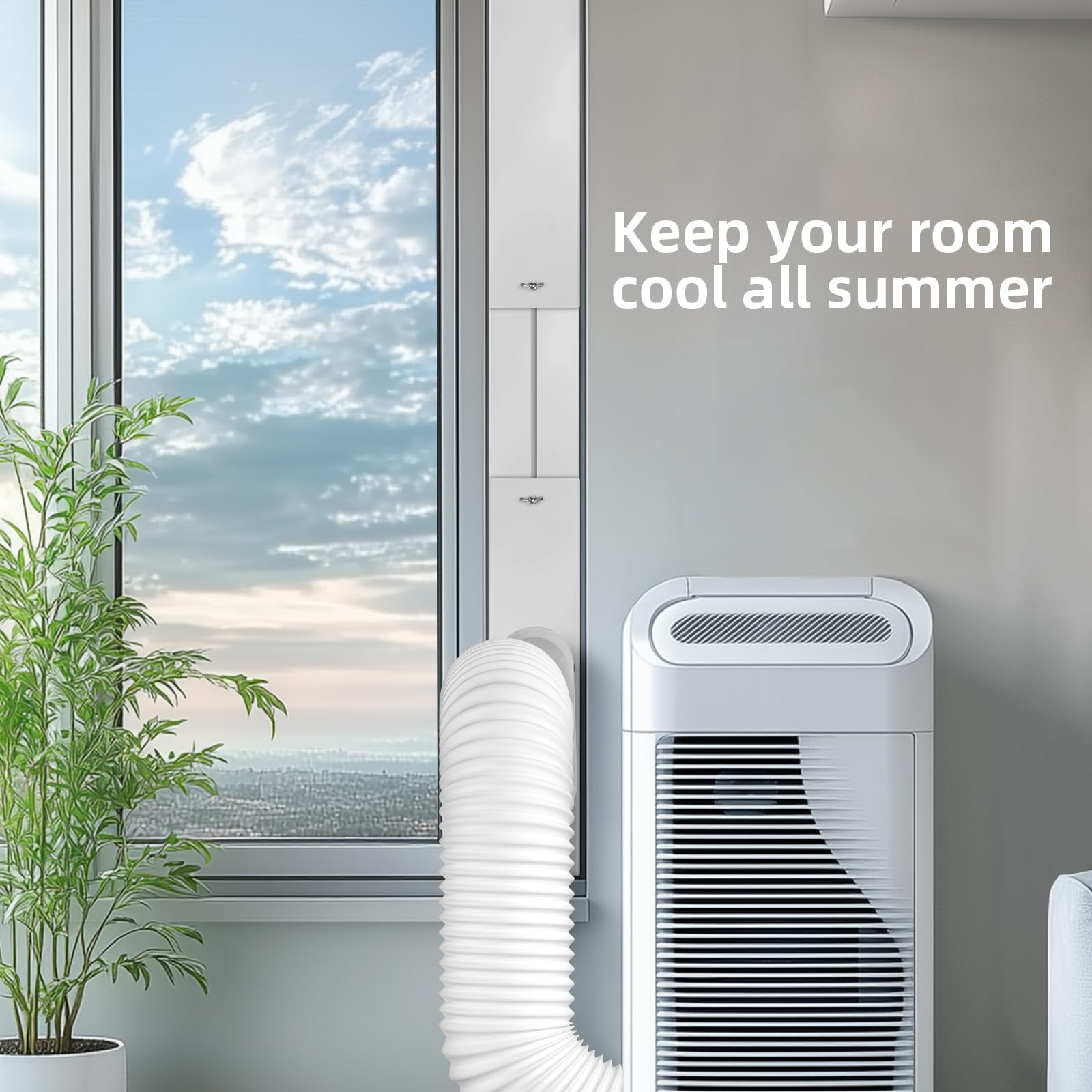 Cocobeen kit supports vertical and horizontal window setups.
