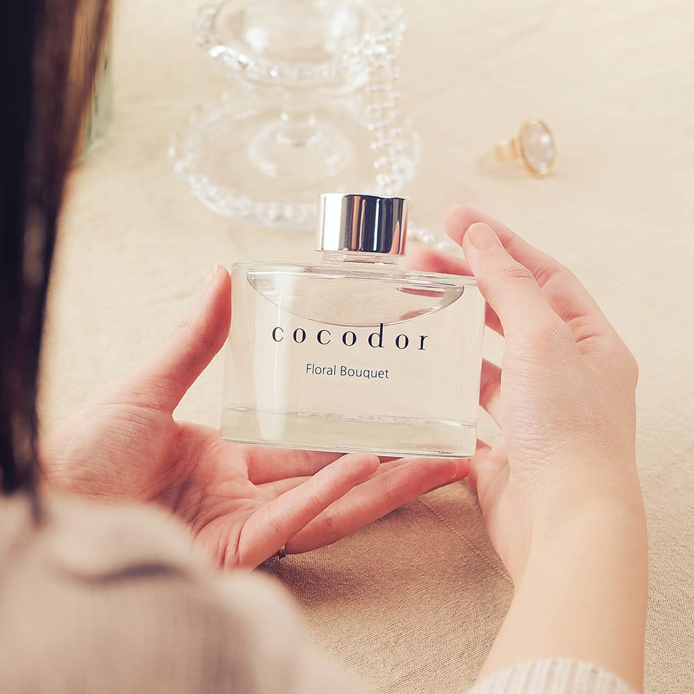 Cocodor Signature Reed Diffuser Packaging features gift-ready presentation for weddings, housewarmings, or holidays.
