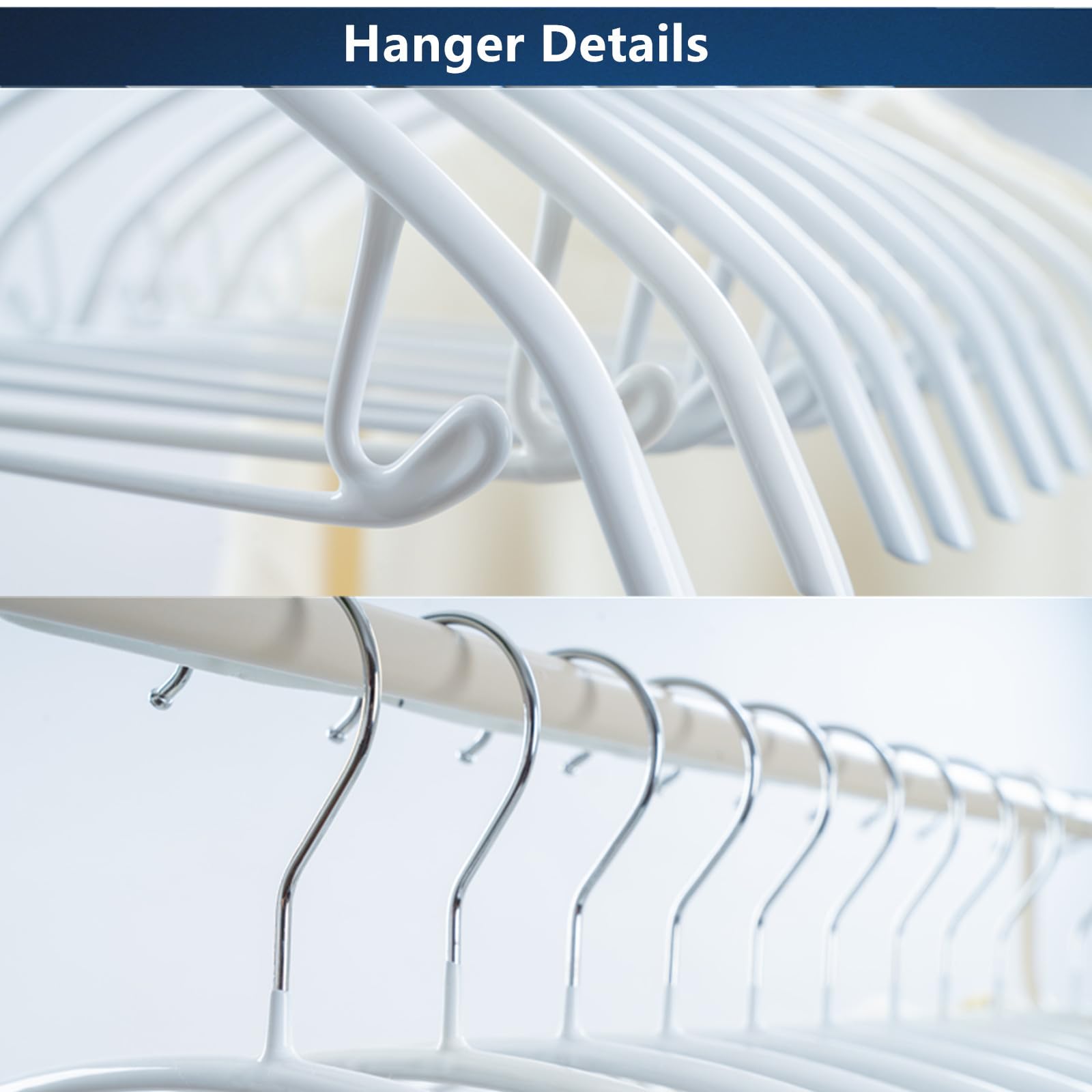 Cocomaya contour hanger body close-up shows silhouette that helps preserve shape.