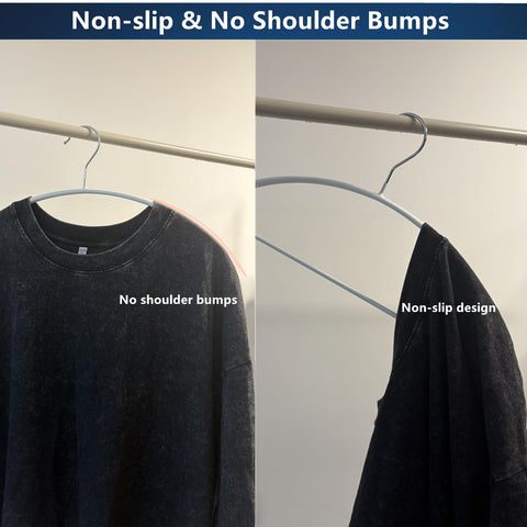 Cocomaya pants-bar hanger provides added stability for trousers.